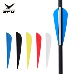 Arrow Vanes Factory - 3.0Inch Rubber Water Drop Hunting Carbon Fiber Arrows