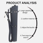Arrow Bag Factory - Traditional Recurve Takedown Longbow Waist Leather Quiver