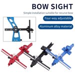 Recurve Bow Sight Factory - Scope Pin Takedown Hunting Metal Adjustable