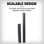 Arrow Tube Quiver Factory - Adjustable Bow Backpack Strap Fiberglass Arrows