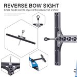 Recurve Bow Sight Factory - Single Pin Take Down Longbow Metal Plastic