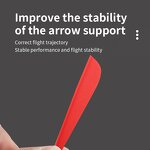 Arrow Vanes Factory - 3.0Inch Rubber Water Drop Hunting Carbon Fiber Arrows