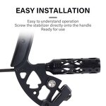 Compound Bow Stabilizer Factory - 5'' Metal Adapter Weight Vibration Dampening