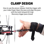 Bow Release Factory - Hunting Arrow Wrist 360 Rotating Caliper Stainless Steel