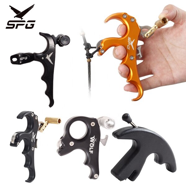 Bow Release Aid Factory - Compound Bow 3/4 Finger Adjustable Thumb Caliper