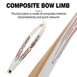 Recurve Bow Set Factory - 18-38 Lbs Wooden Riser Competition Beginner