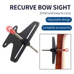 Recurve Bow Sight Factory - Scope Pin Takedown Hunting Metal Adjustable