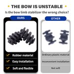 Compound Bow Limb Stabilizer Factory - Dampener Silencers Noise Vibration