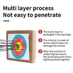 Square Straw Target Factory - Traditional Recurve Mongolian Longbow Hunting