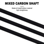 Mixed Carbon Arrow Factory - 6 mm 30 Inch Shaft Fixed Tips Plastic Vanes