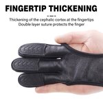 Hand Guard Factory - 3 Finger Leather Traditional Recurve Bow Deerskin