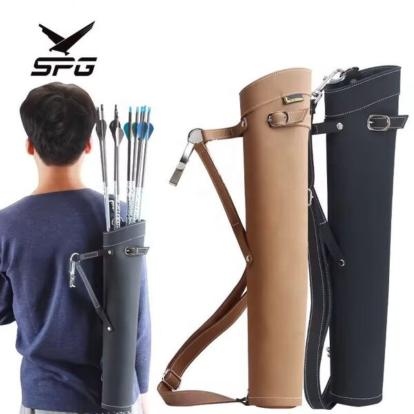 Arrow Bag Factory - Traditional Recurve Takedown Longbow Waist Leather Quiver