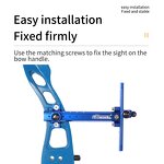 Bow Sight Factory - Takedown Recurve Bow Retina T-Shape Metal Adjustable