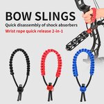 Bow Wrist Sling Factory - Compound Bow Hunting Aluminum Alloy Nylon Strap