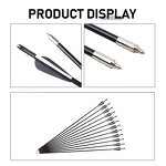 Fiberglass Arrows Factory - 8 mm Traditional Recurve Longbow Target Hunting