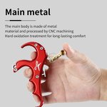 Bow Release Aids Factory - 4 Finger Aluminum Alloy Caliper Thumb Triggers