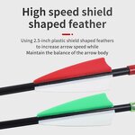 Fiberglass Arrow Factory - 6mm 31 Inch Straight Traditional Recurve Bow