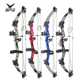 Compound Pulley Bow Factory - 50lbs Metal Riser Right Hand Target Arrows