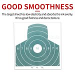 Paper Target Face Factory - Compound Recurve Standard Diameter 10 Rings