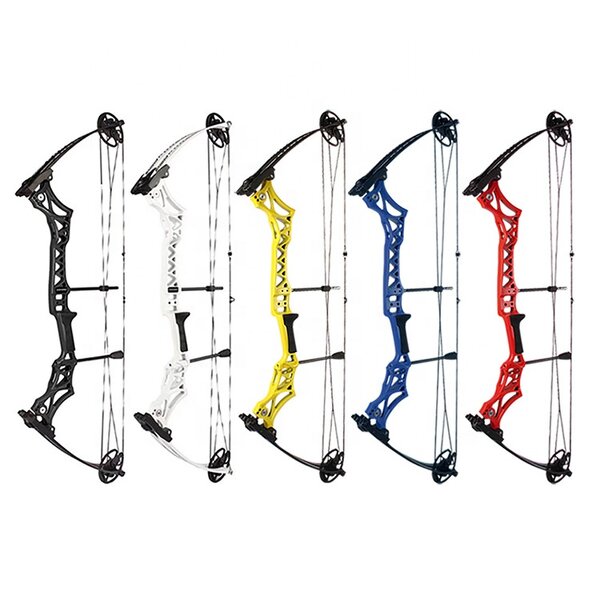 Hunting Compound Bow Factory - 55lbs Alloy Adjustable Adult Outdoor Archery