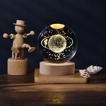 Crystal Galaxy Ball Manufacturer - OEM Hot Sale 80mm 3D Laser Engraved