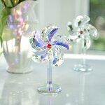 Crystal Ornament Supplier - OEM Clear AB Color Windmill Model