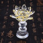 Crystal Candle Stand Manufacturer - OEM Wholesale K9 Glass Lotus Holder