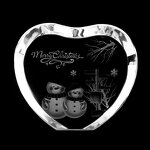 Crystal Paperweight Supplier - OEM Wholesale Custom Sublimation Heart