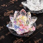 Crystal Lotus Supplier - OEM Wholesale Feng Shui Glass with Led Base