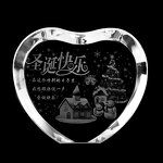 Crystal Paperweight Supplier - OEM Wholesale Custom Sublimation Heart
