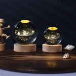 Crystal Galaxy Ball Supplier - OEM Hot Sale Custom 60mm 3D Laser