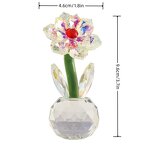 Crystal Sunflower Factory - OEM AB Color Table Flower Ornament