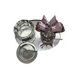 Crystal Nail Polish Cup Manufacturer - OEM 2022 New Design Butterfly Glass