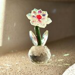 Crystal Sunflower Factory - OEM AB Color Table Flower Ornament