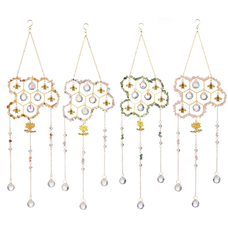 Sun Catcher Supplier - OEM Wholesale Hanging Crystal Gem Suncatcher
