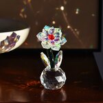 Crystal Sunflower Factory - OEM AB Color Table Flower Ornament