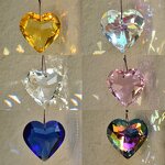 Crystal Heart Supplier - OEM Wholesale Colorful K9 Glass Love Prism