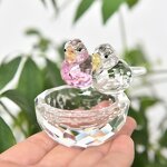 Crystal Bird Bowl Manufacturer - OEM Glass Animal Figurine Vessel