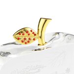 Crystal Apple Manufacturer - OEM Hot Sale 3d Laser Carved K9 Glass