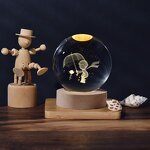 Crystal Galaxy Ball Manufacturer - OEM Hot Sale 80mm 3D Laser Engraved