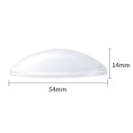 Glass Lens Manufacturer - OEM Wholesale 54mm Plano-concave clear Led