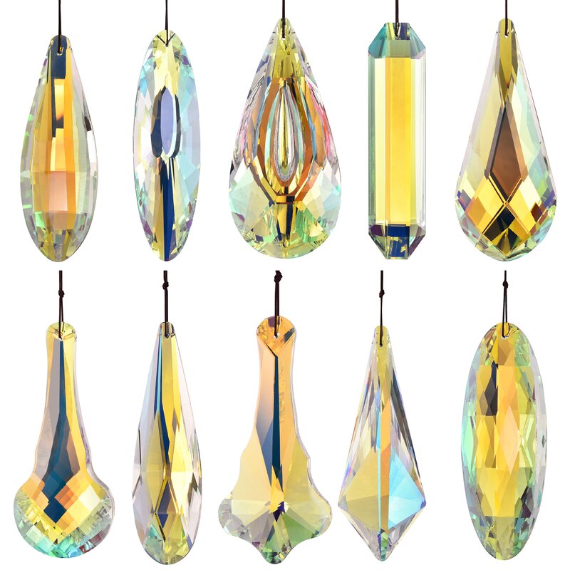 Crystal Pendant Supplier - OEM Custom Hanging Large AB Suncatcher