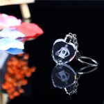 Crystal Keychain Factory - OEM Factory Dropshipping Custom 3d Heart
