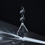 Crystal Pendant Supplier - OEM 38mm Hanging Maple Leaf Chandelier Prisms