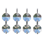 Glass Crystal Beads Supplier - OEM 14mm clear Octagon for Chandelier