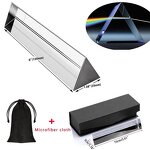 Optical Glass Prism Factory - OEM Large Triangular Customized Size Rainbow