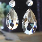 Crystal Pendant Factory - OEM Leyuan Clear Chandelier Replacement Parts