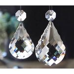 Crystal Pendant Factory - OEM Leyuan Clear Chandelier Replacement Parts