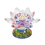 Crystal Tealight Holder Factory - OEM Wholesale Best Quality Lotus Flower