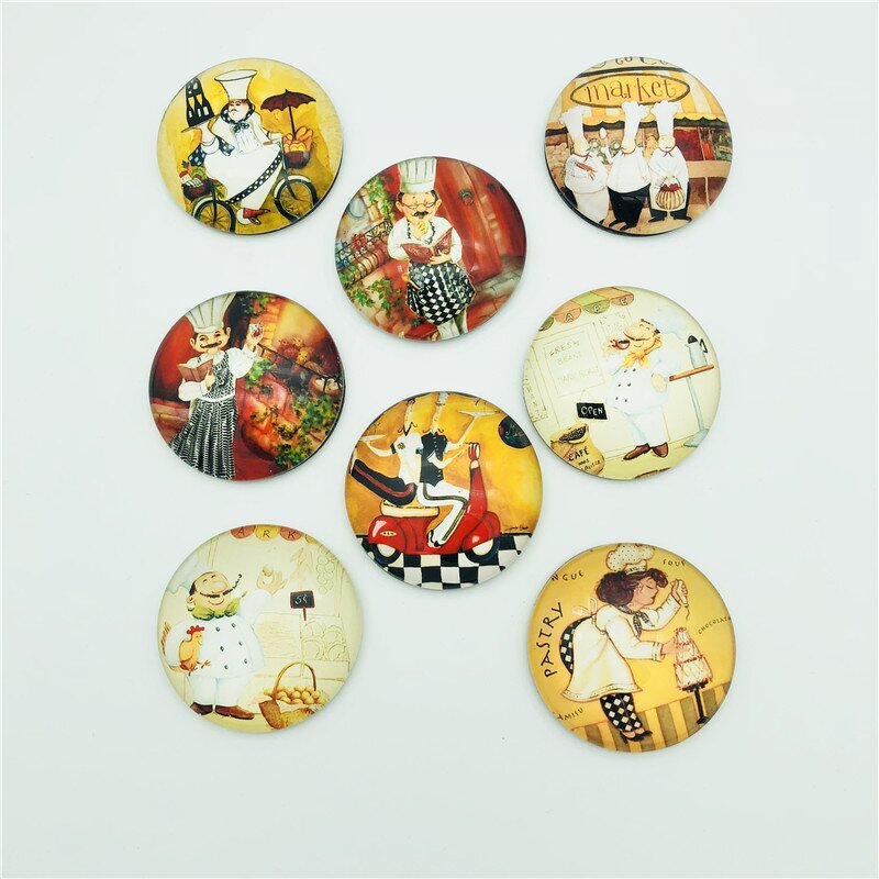 Fridge Magnet Factory - OEM LY-F1009 Glass Refrigerator Magnets